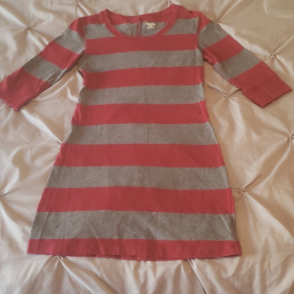 🔴 2 for $10  Mossimo Supply Co. Maroon/Grey Dress